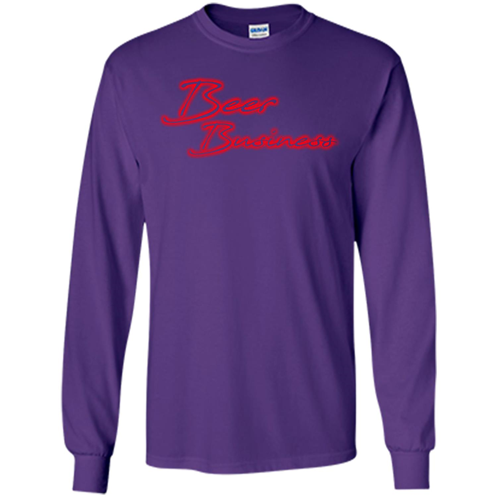Beer T-shirt Beer Business Purple