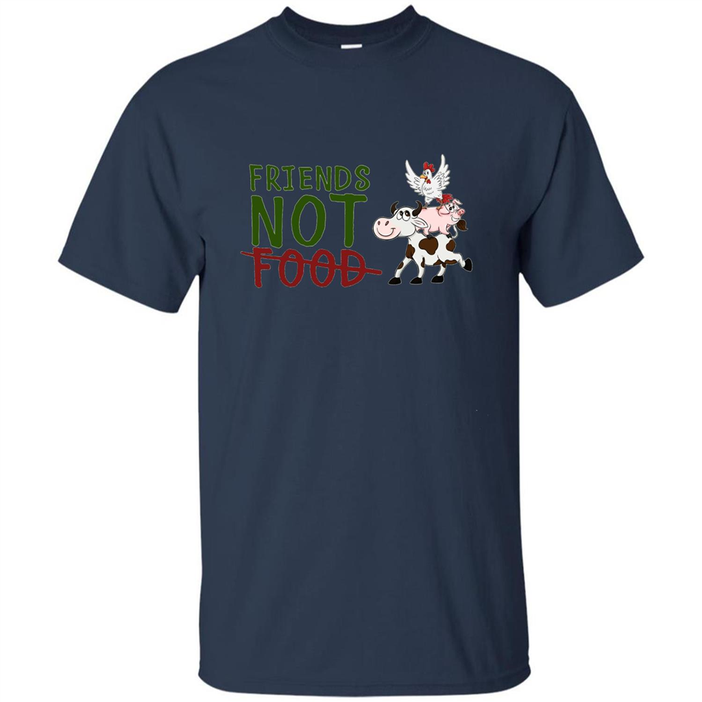 Friends Not Food T-Shirt Navy