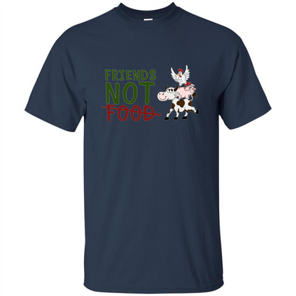 Friends Not Food T-Shirt Navy