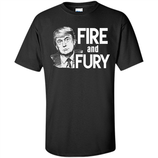 American T-shirt Fire And Fury Black