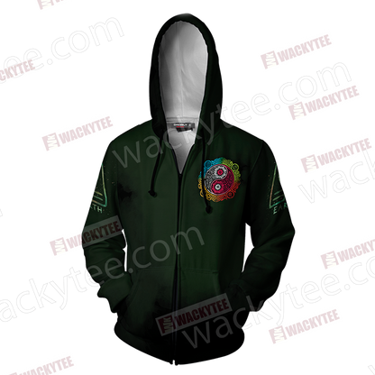 Avatar: The Last Airbender Earthbending Zip Up Hoodie Jacket