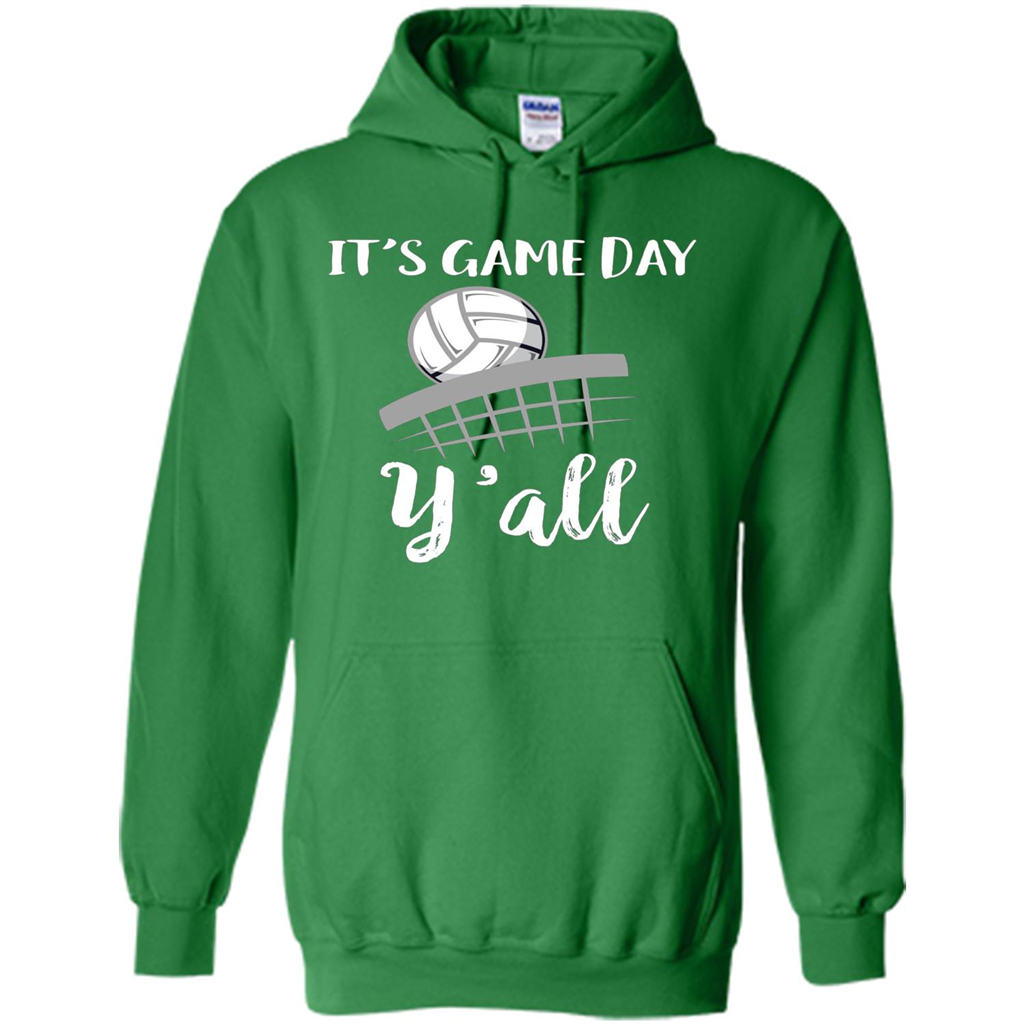 Volleyball Lovers T-shirt It's Game Day Y'all Tshirt Irish Green