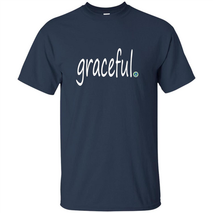 Graceful T-shirt World Peace Point Navy