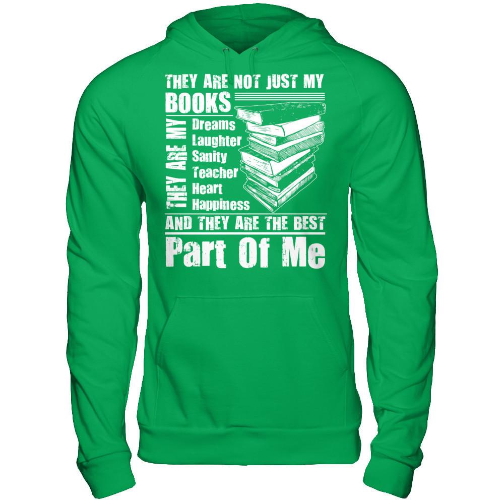 They Are Not Just My Books, They Are My Dreams Gildan - Pullover Hoodie Irish Green