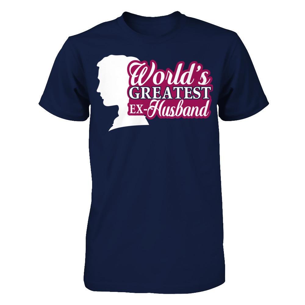 World's Greatest Ex-Husband Gildan - Short Sleeve Tee Navy