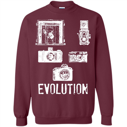 Photographer T-shirt Evolution T-shirt Maroon