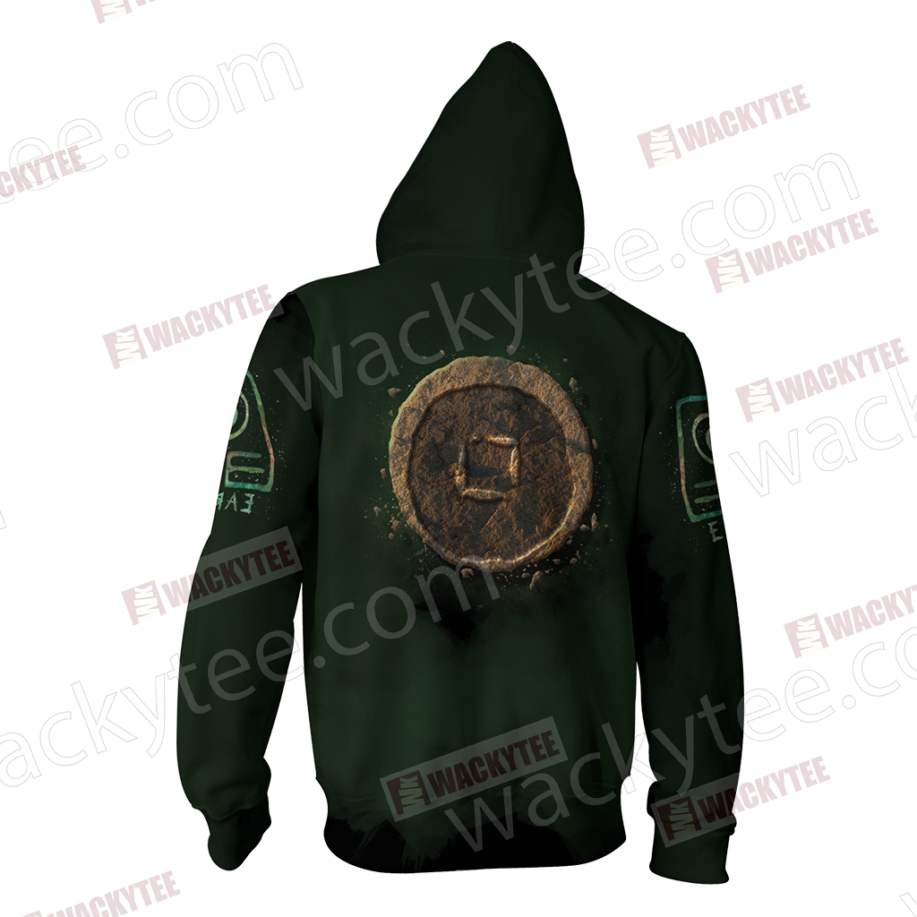 Avatar: The Last Airbender Earthbending Zip Up Hoodie Jacket