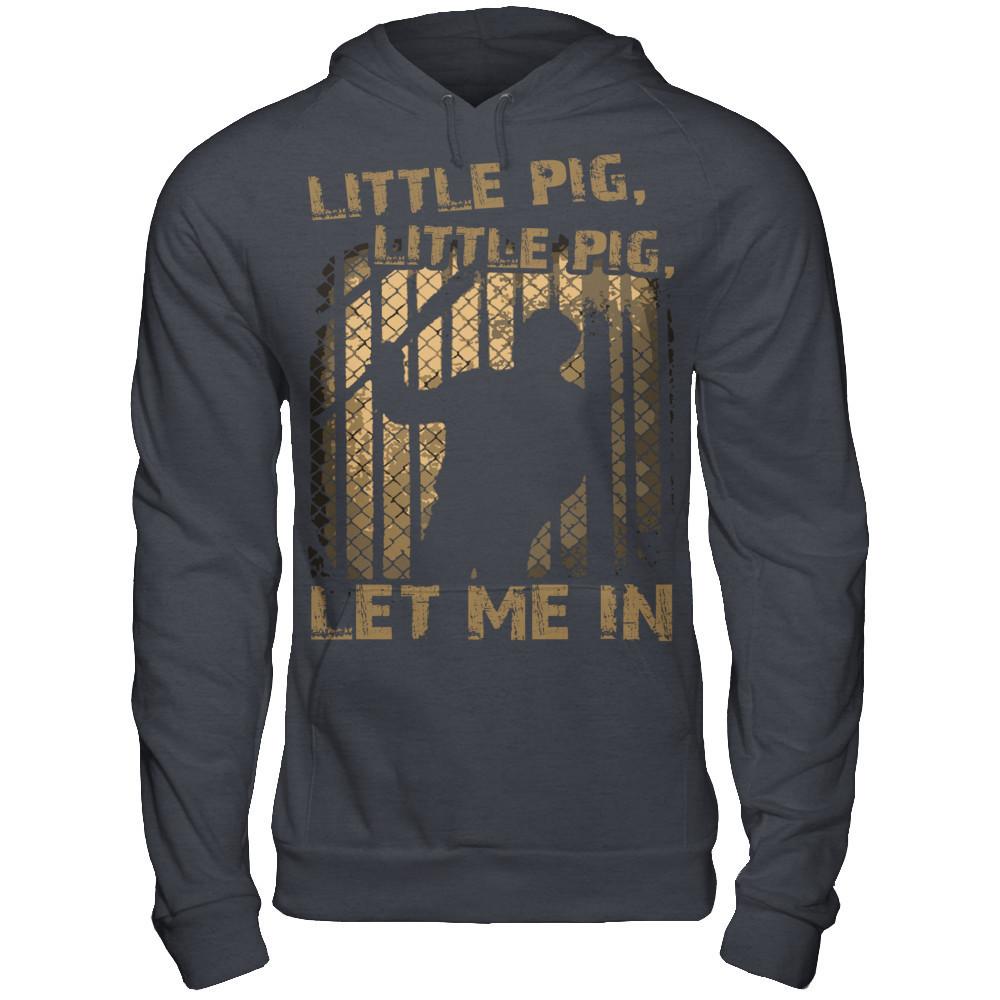 Let Me In T-shirt Gildan - Pullover Hoodie Dark Heather