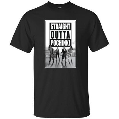 Straight Outta Pochinki T-shirt Black