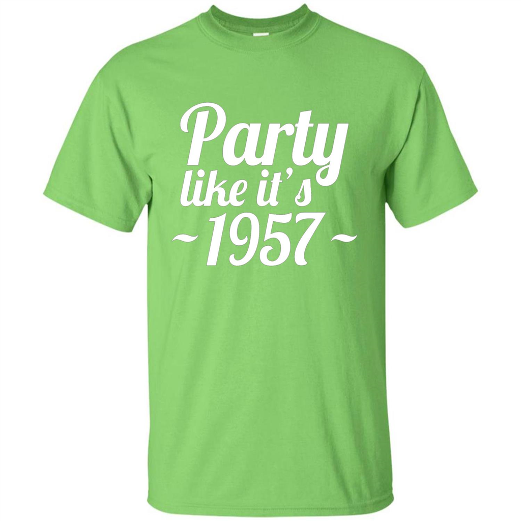Party Like It's 1957 T-shirt Lime