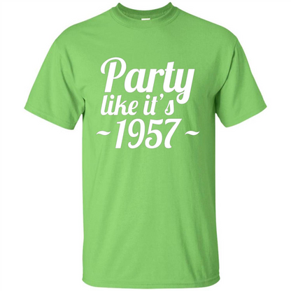 Party Like It's 1957 T-shirt Lime