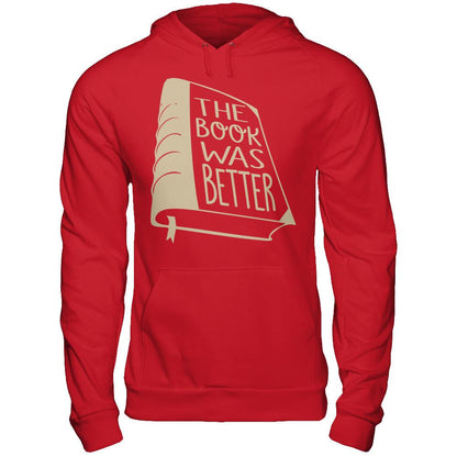 The Book Was Better Gildan - Pullover Hoodie Red