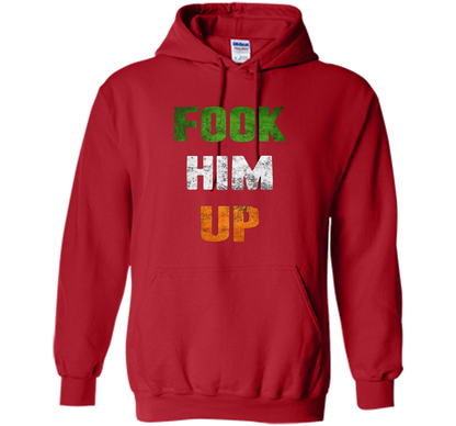 Fook Him Up Irish Boxing T-shirt - Funny Fight Tee shirt