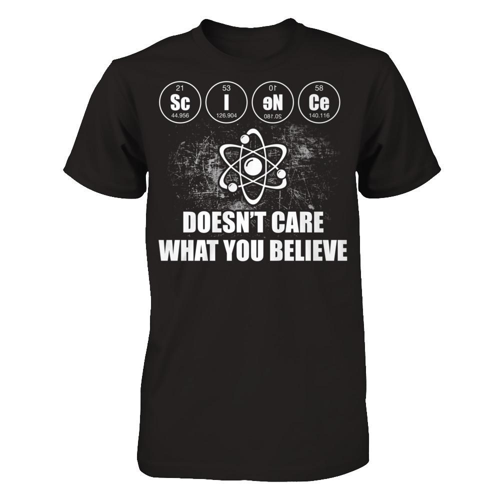 Science Doesn't Care What You Believe Gildan - Short Sleeve Tee Black