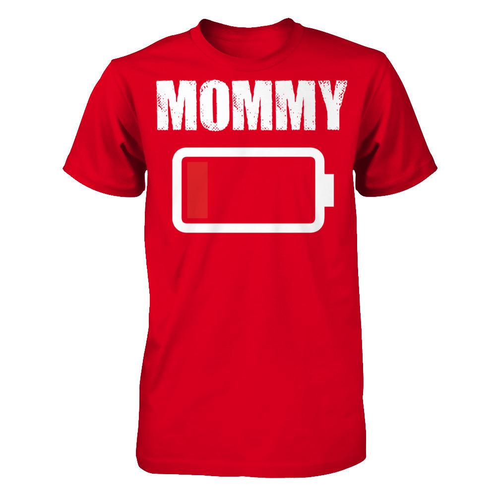 Mommy's Energy Next Level - Unisex Fitted Tee Red