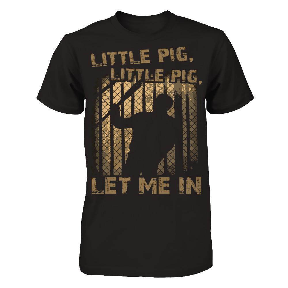 Let Me In T-shirt Next Level - Unisex Fitted Tee Black