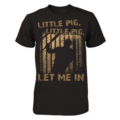 Let Me In T-shirt Next Level - Unisex Fitted Tee Black