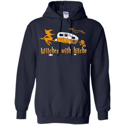 Halloween T-shirt Witches With Hitches T-shirt Navy