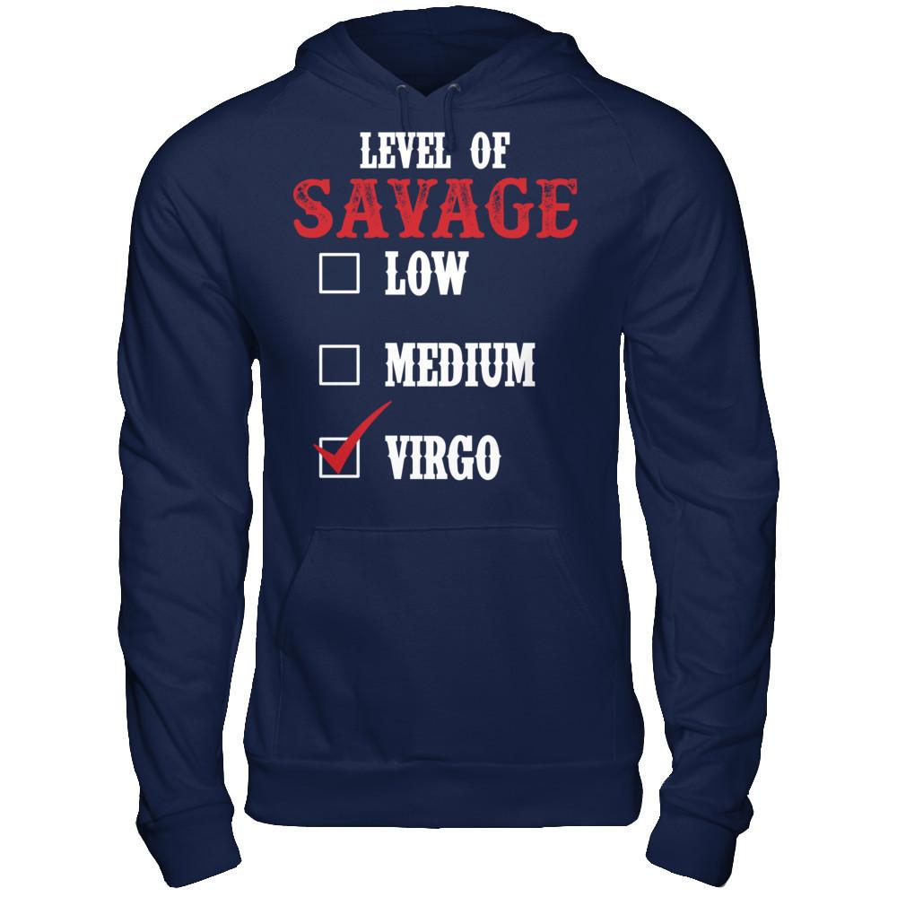 Vigro - Level Of Savage Gildan - Pullover Hoodie Navy