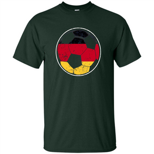 Germany Flag Soccer Ball Flag Soccer T-shirt