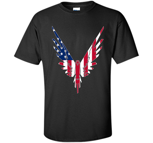 Be A Maverick American Flag Logo T-Shirt shirt Black