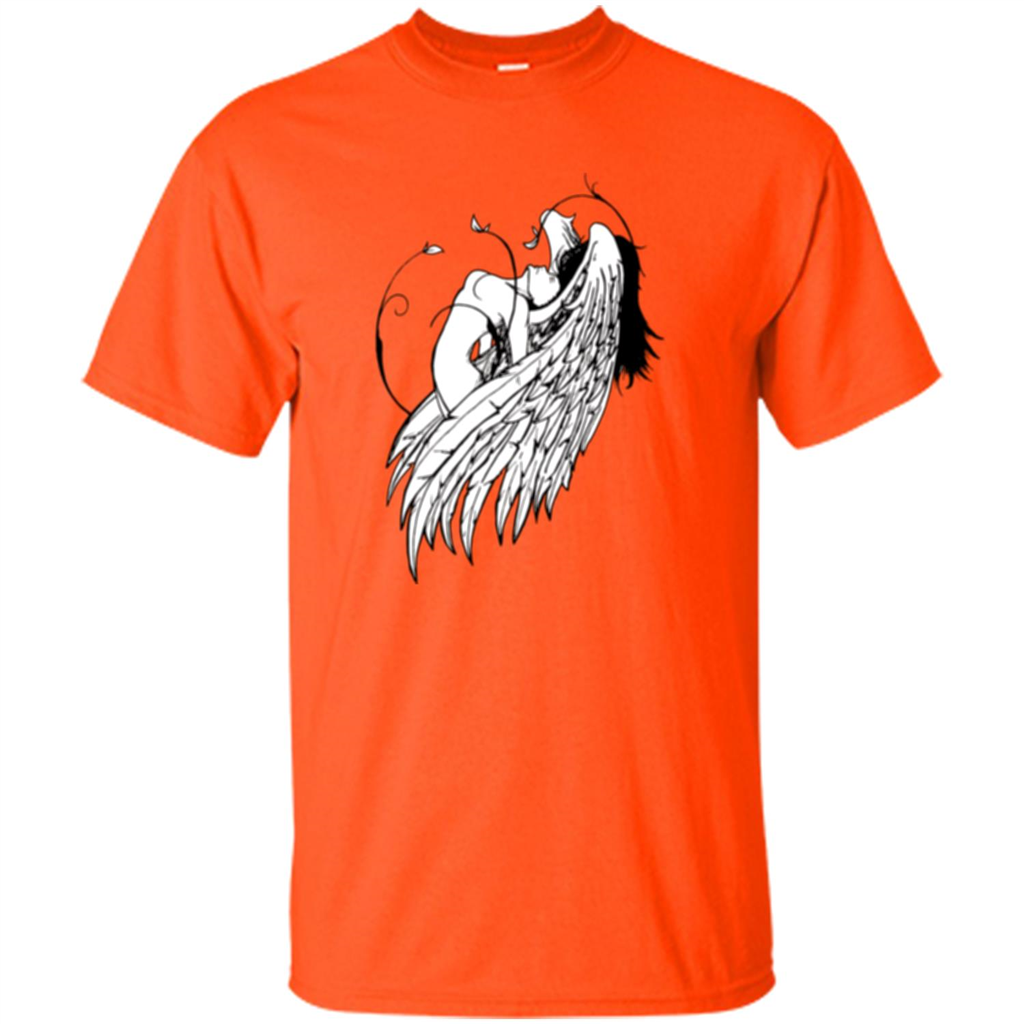 Angel T-shirt Angel Wings Orange