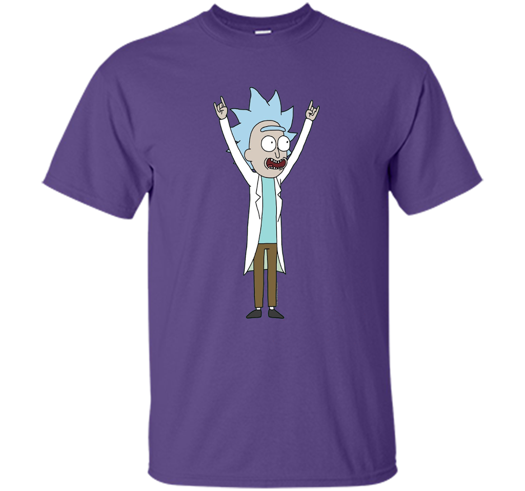 Rick &amp; Morty Tiny Rick t-shirt Purple