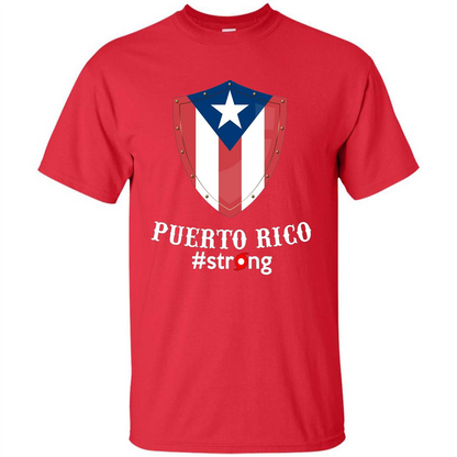 Puerto Rico Strong T-shirt Red