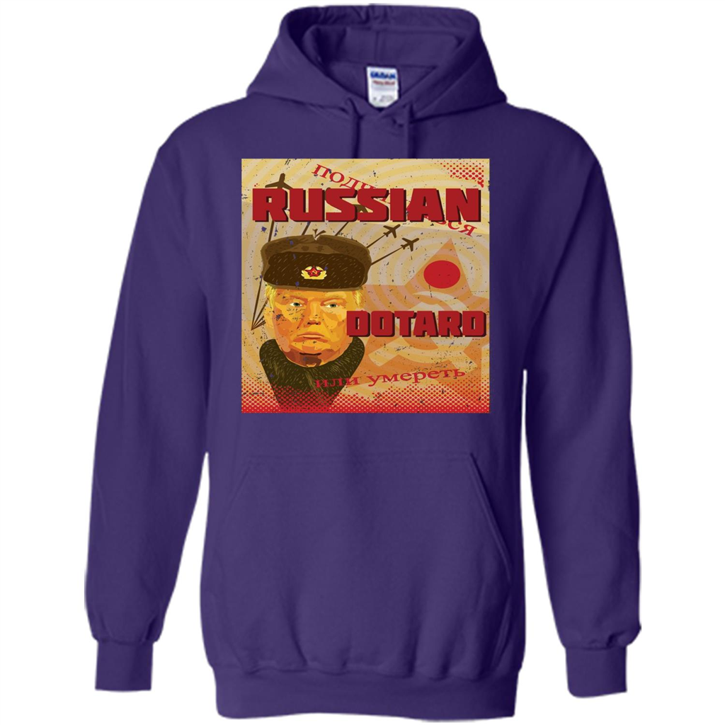 Funny President T-shirt Russian Dotard T-Shirt Purple