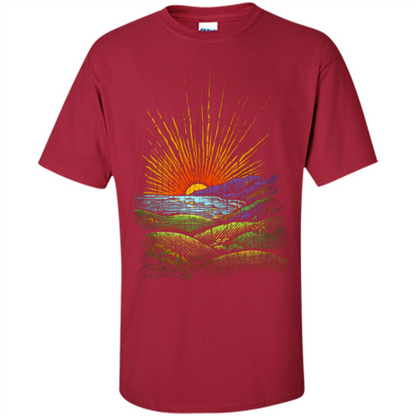 Sunrise In The Morning T-Shirt Cardinal