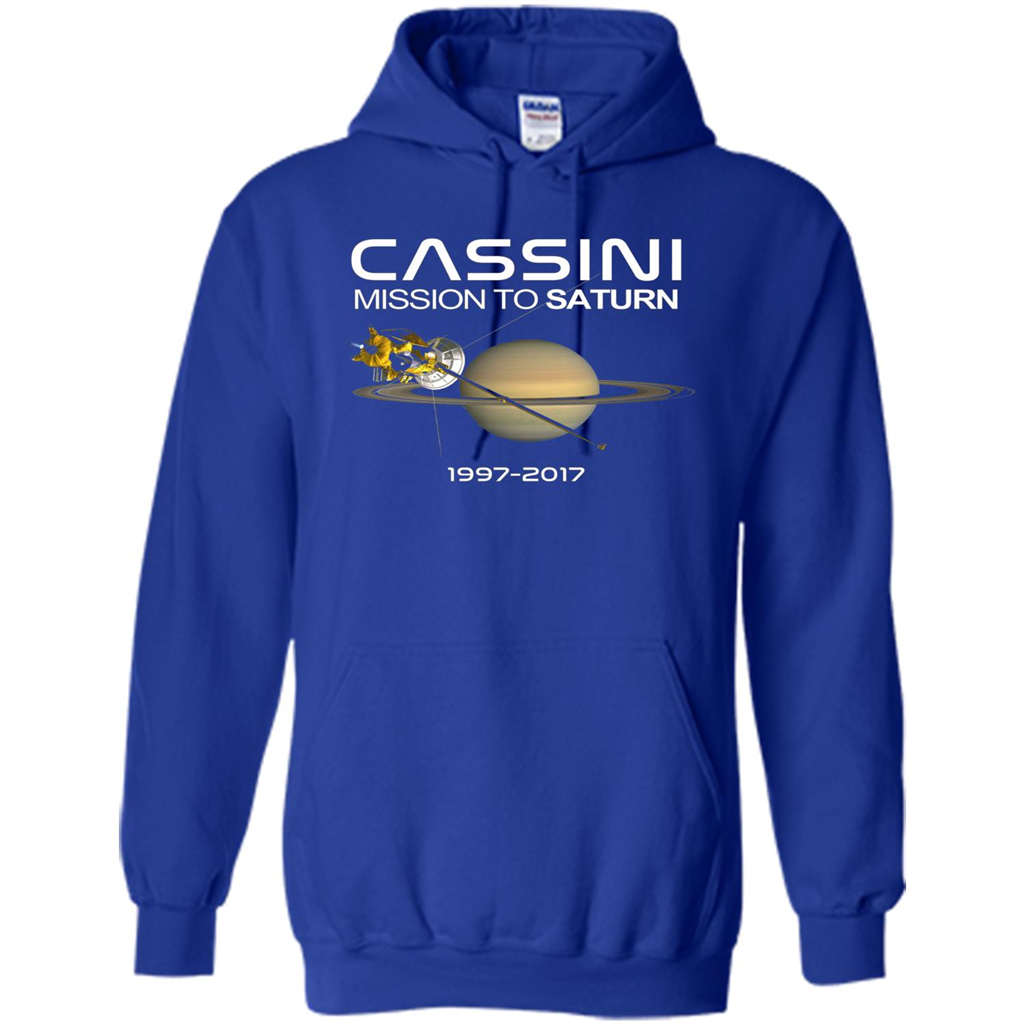 Cassini Mission to Saturn Space T-Shirt Royal