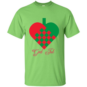 God Jul Merry Christmas T-shirt