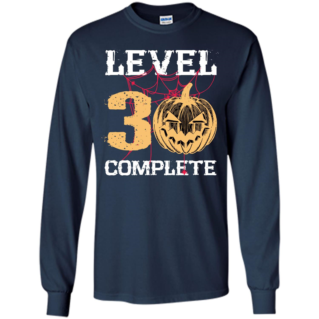 Halloween T-shirt Level 30 Complete Navy