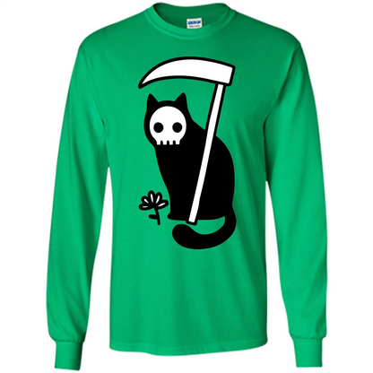 Cat Grimm Reaper T-shirt Irish Green
