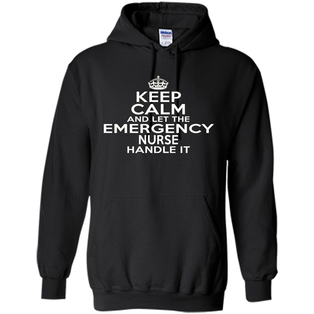 Keep Calm And Let The Emergency Nurse Handle It T-shirt Orange