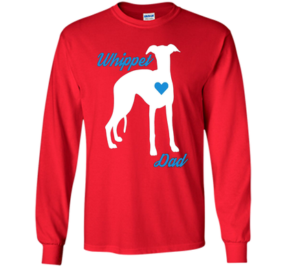 Mens Whippet Dad - Father's Day T-Shirt For Dog Lovers t-shirt Red