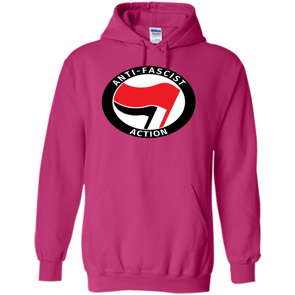 Anti - Fascist Action T-shirt Heliconia