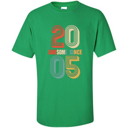 Awesome Since 2005 T-Shirt Irish Green