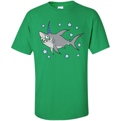 Unishark T-shirt Unicorn + Shark Irish Green
