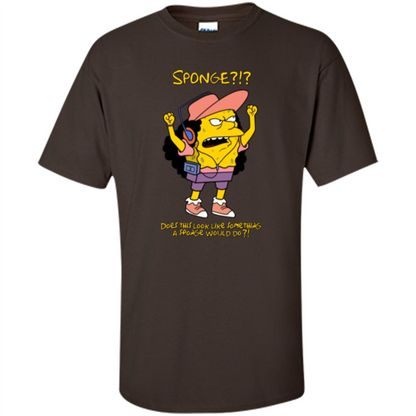Sponge Otto Square Pants T-shirt Dark Chocolate