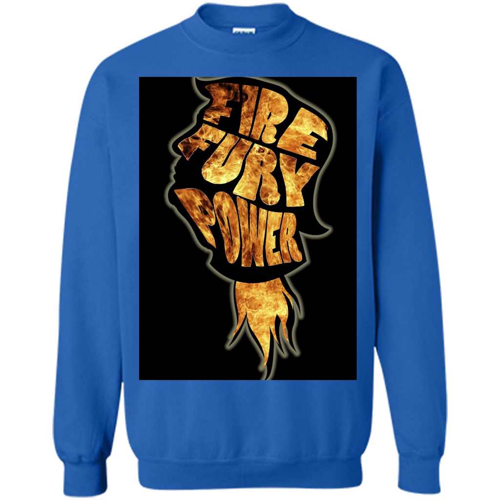 Fire Fury Power T-shirt Royal