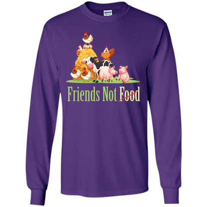 Animal T-shirt Friends Not Food T-shirt