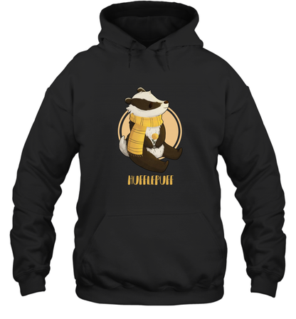 Badgers Hufflepuff House HP Hoodie Hoodie Black