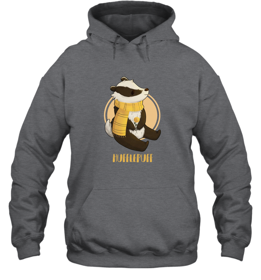 Badgers Hufflepuff House HP Hoodie Hoodie Dark Heather