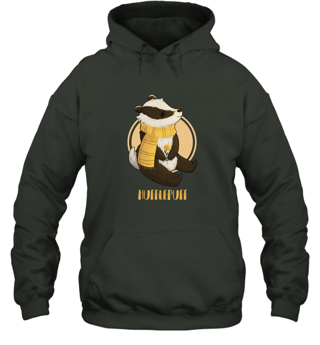 Badgers Hufflepuff House HP Hoodie Hoodie Forest