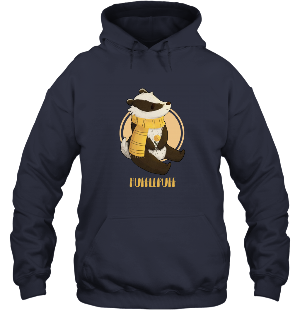 Badgers Hufflepuff House HP Hoodie Hoodie Navy