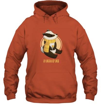 Badgers Hufflepuff House HP Hoodie Hoodie Orange