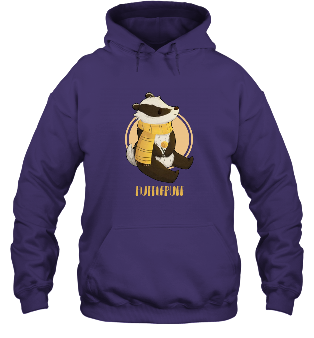 Badgers Hufflepuff House HP Hoodie Hoodie Purple