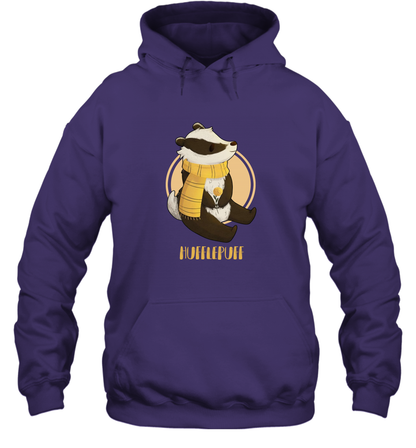 Badgers Hufflepuff House HP Hoodie Hoodie Purple