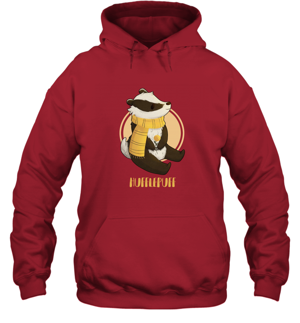 Badgers Hufflepuff House HP Hoodie Hoodie Red